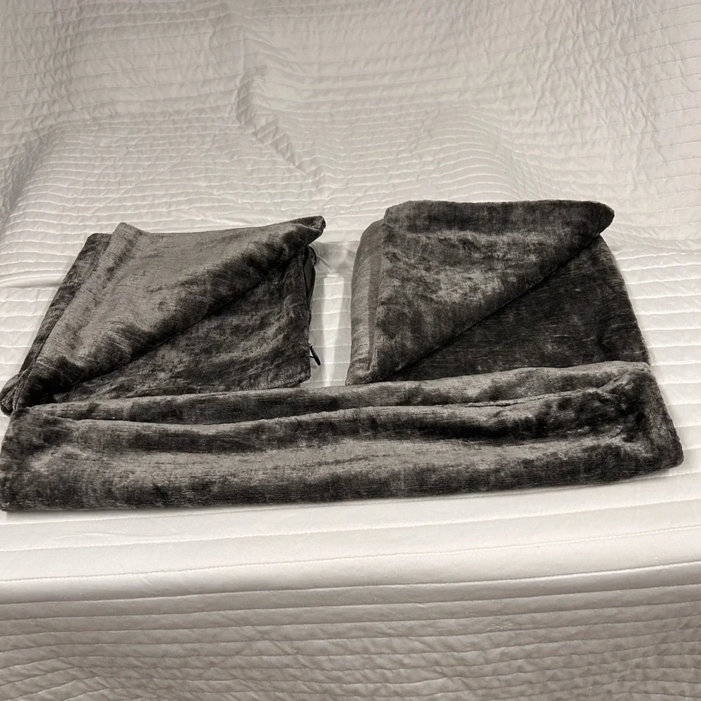Restoration Hardware  Italian Velvet pillow cases